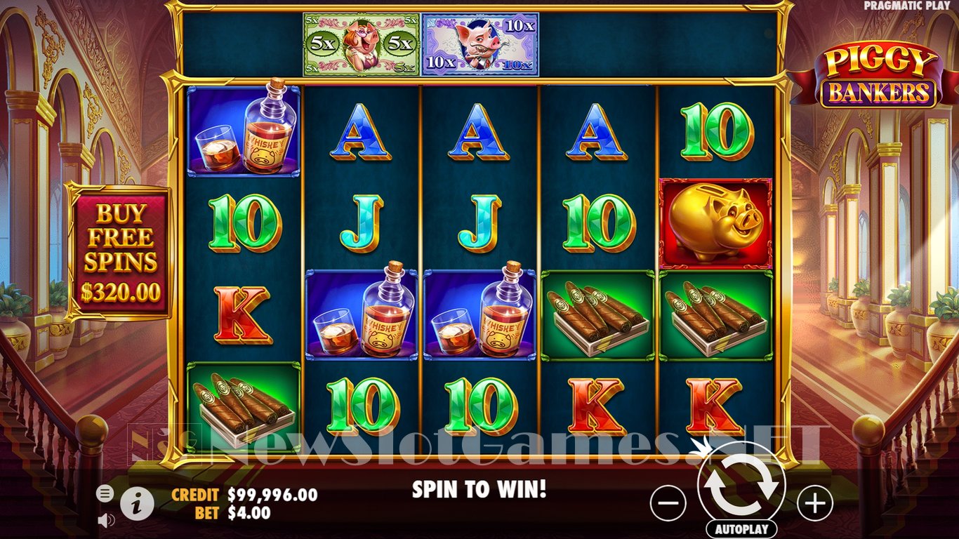 Piggy Bankers Slot Demo Image