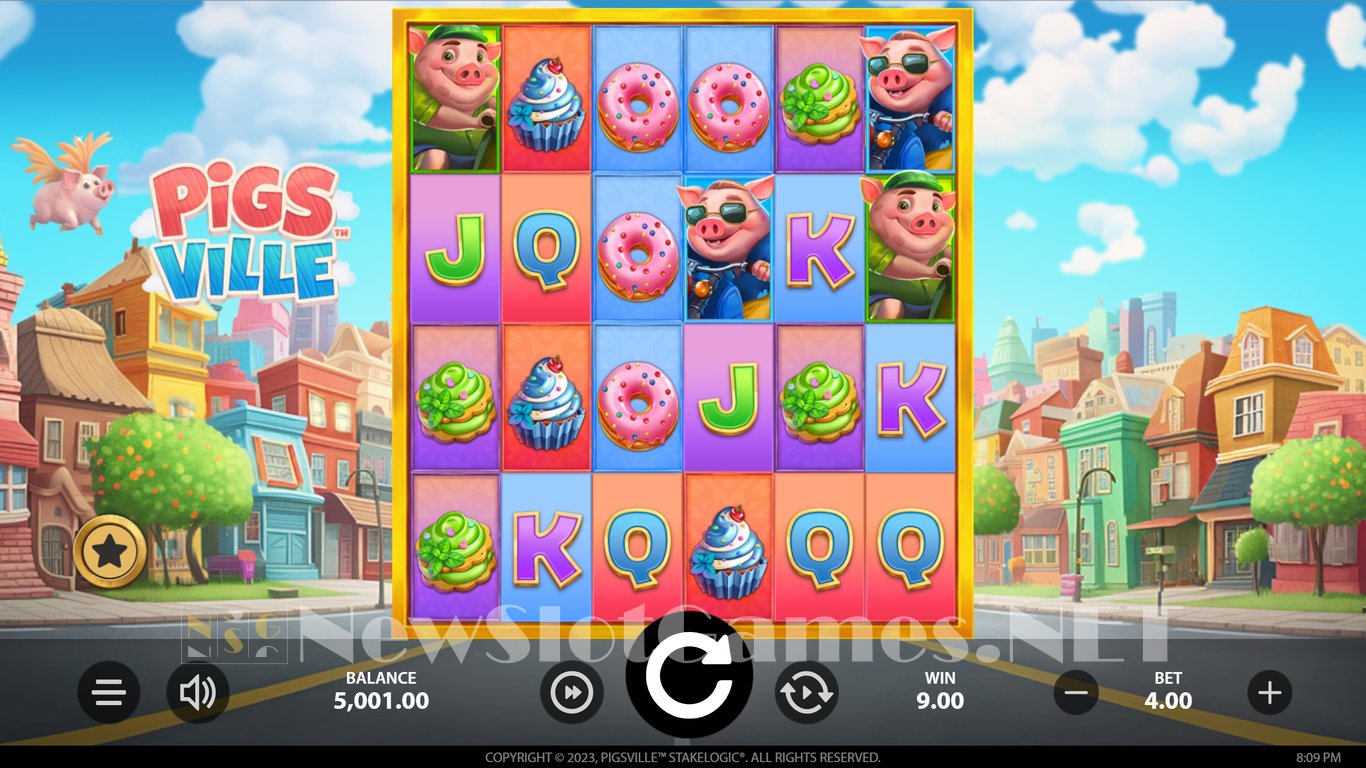 PigsVille Slot Slot Image in Demo - pic. 2
