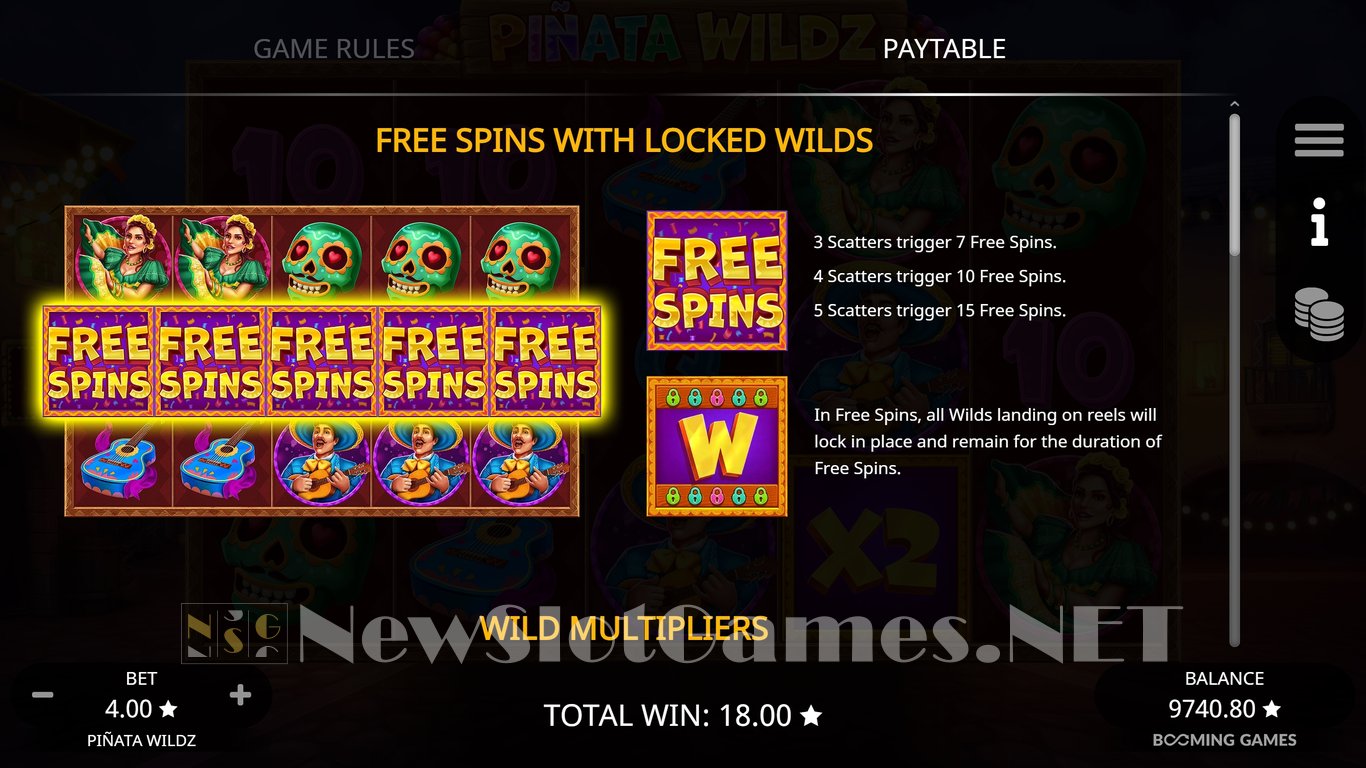 Pinata Wildz Slot Slot Image in Demo - pic. 14