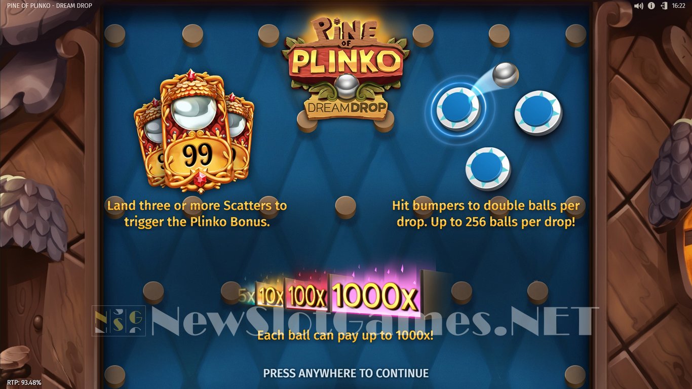 Pine of Plinko Game Demo Image