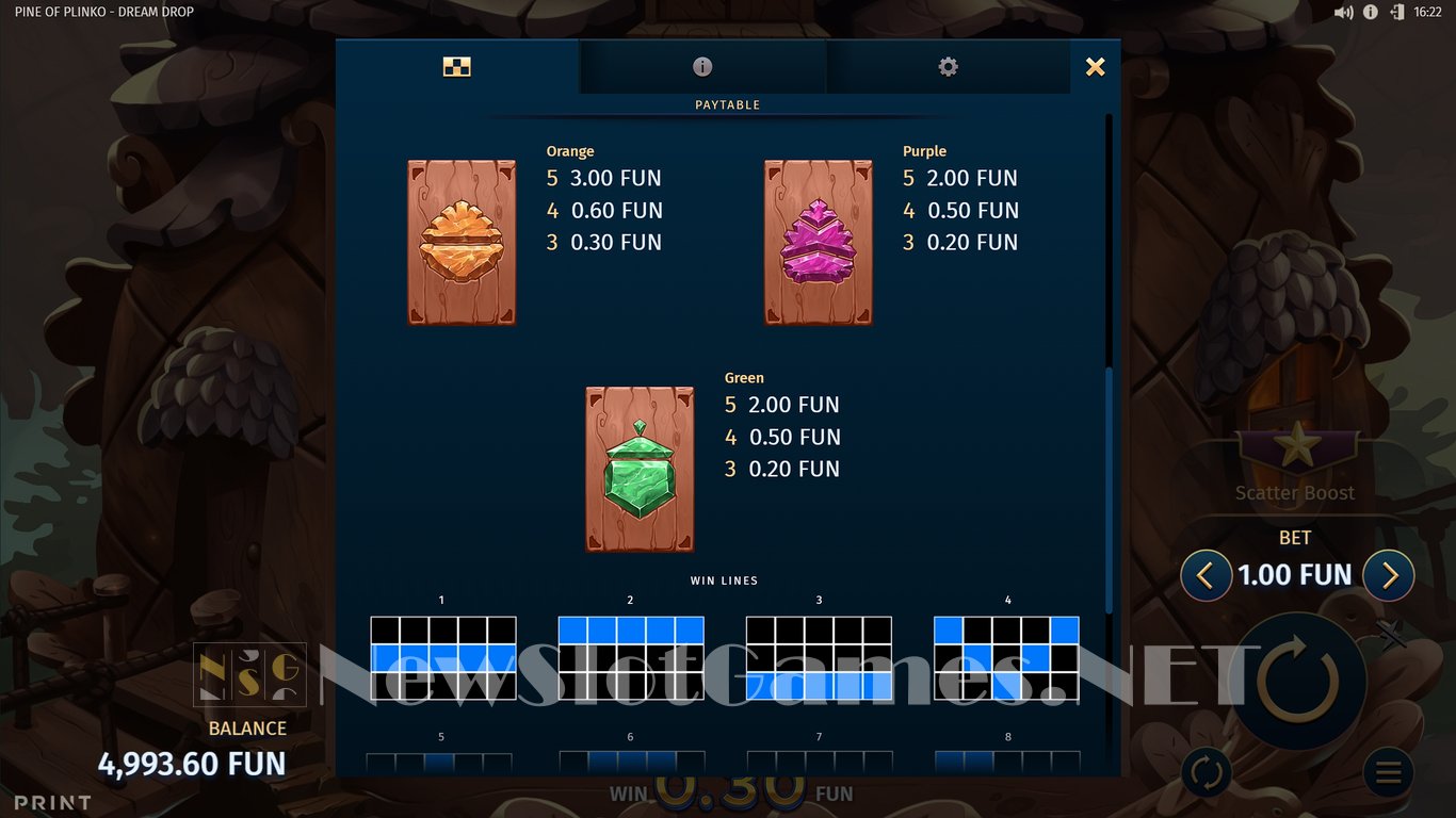 Pine of Plinko Game Slot Image in Demo - pic. 6