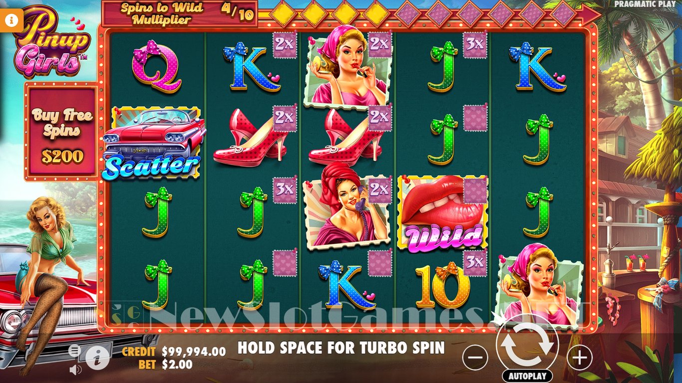 Pinup Girls Slot Slot Image in Demo - pic. 5