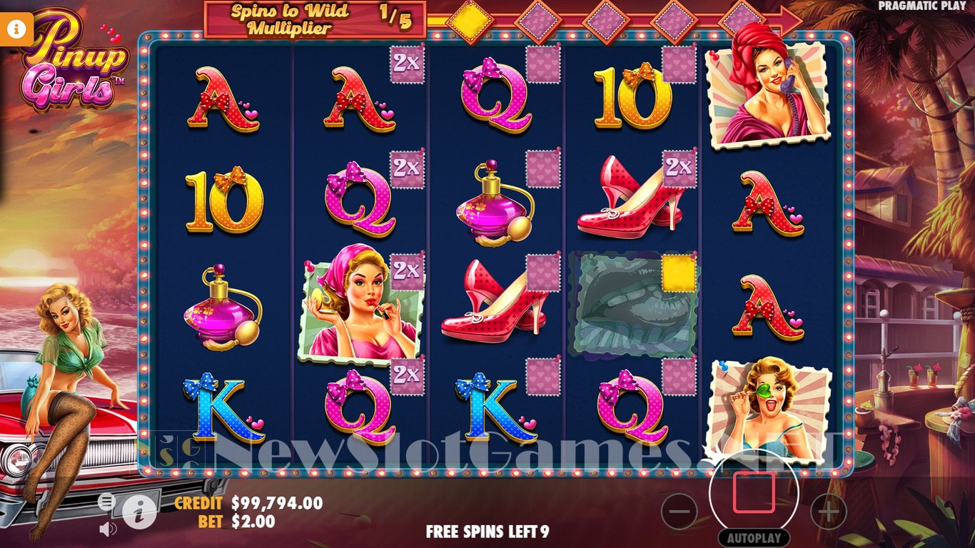 Pinup Girls Slot Slot Image in Demo - pic. 8