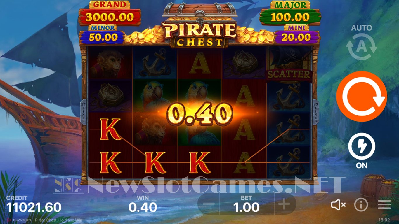 Pirate Chest Hold and Win Slot Slot Image in Demo - pic. 10
