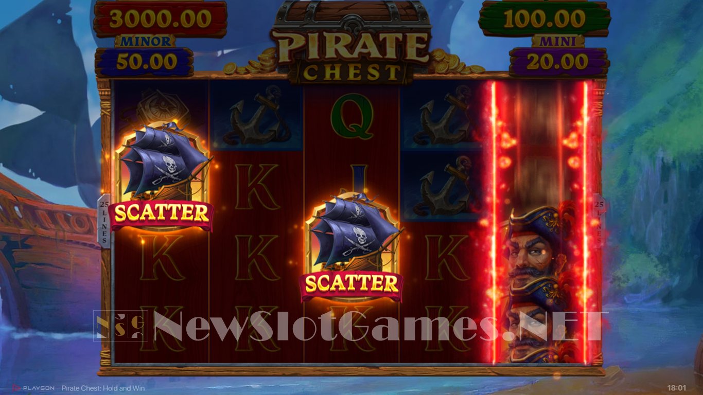 Pirate Chest Hold and Win Slot Slot Image in Demo - pic. 2