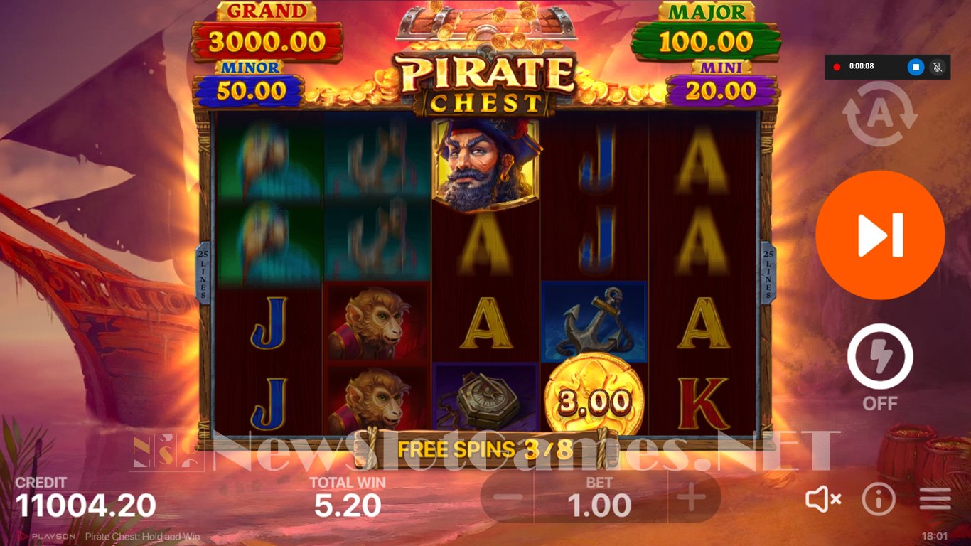 Pirate Chest Hold and Win Slot Slot Image in Demo - pic. 4