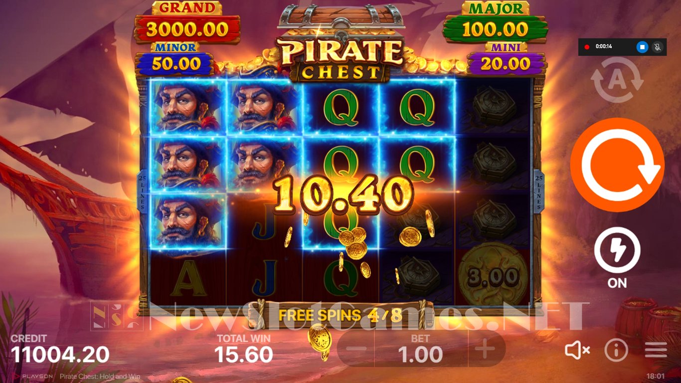 Pirate Chest Hold and Win Slot Slot Image in Demo - pic. 5
