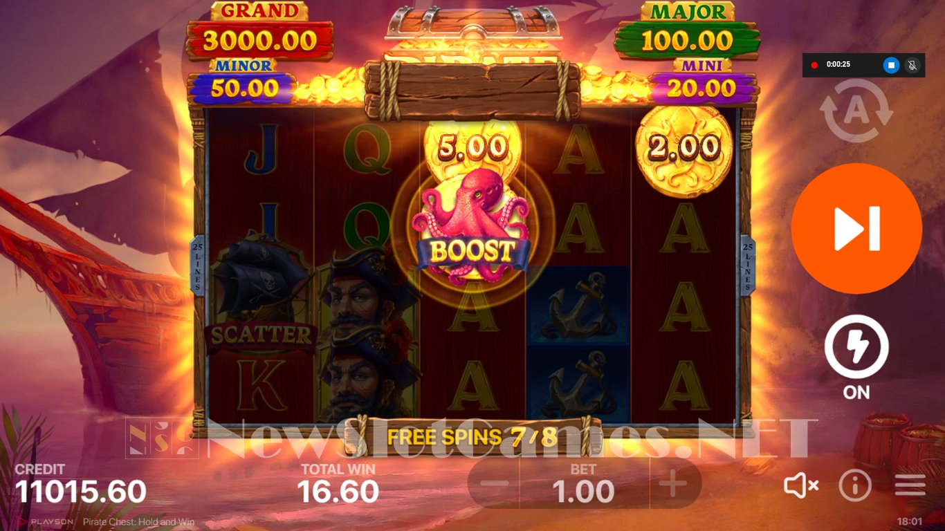 Pirate Chest Hold and Win Slot Slot Image in Demo - pic. 6