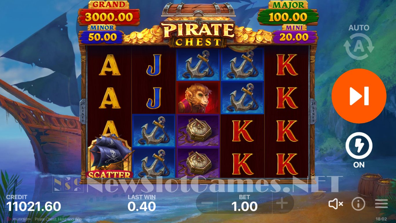 Pirate Chest Hold and Win Slot Slot Image in Demo - pic. 9
