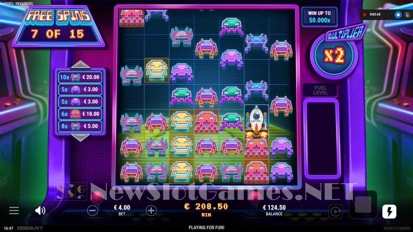 Pixel Invaders Slot Slot Image in Demo - pic. 11