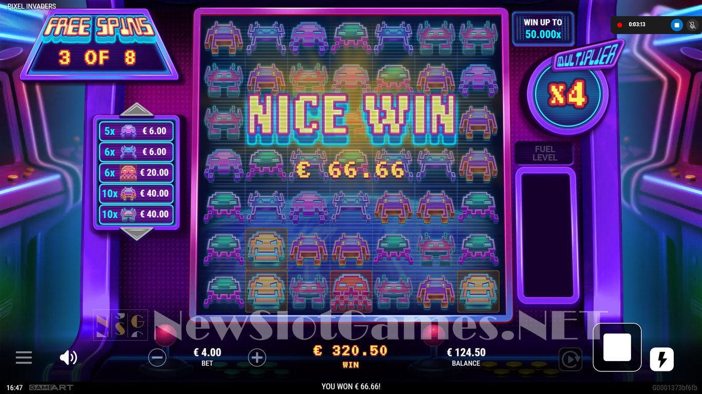Pixel Invaders Slot Slot Image in Demo - pic. 14