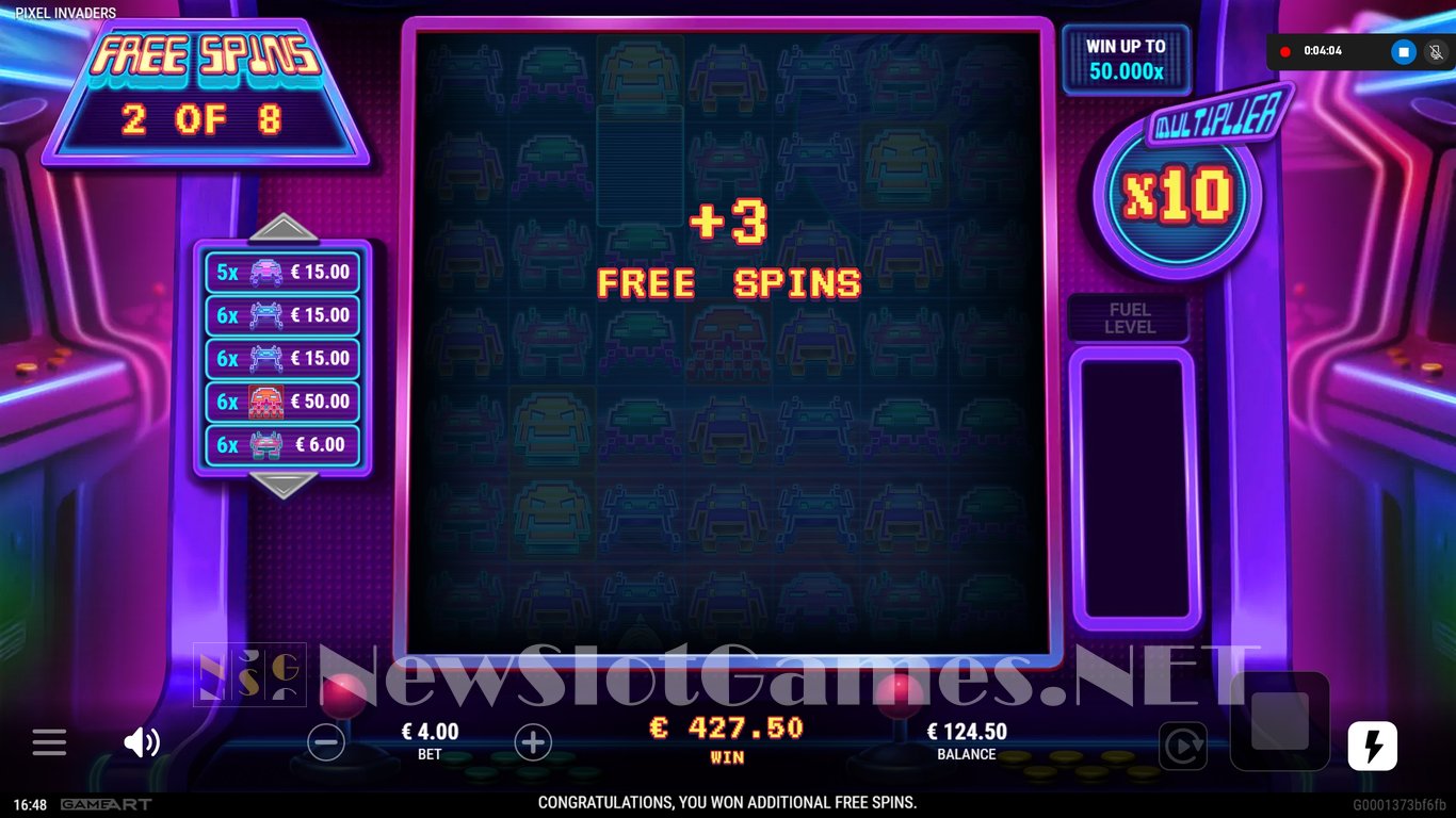 Pixel Invaders Slot Slot Image in Demo - pic. 17