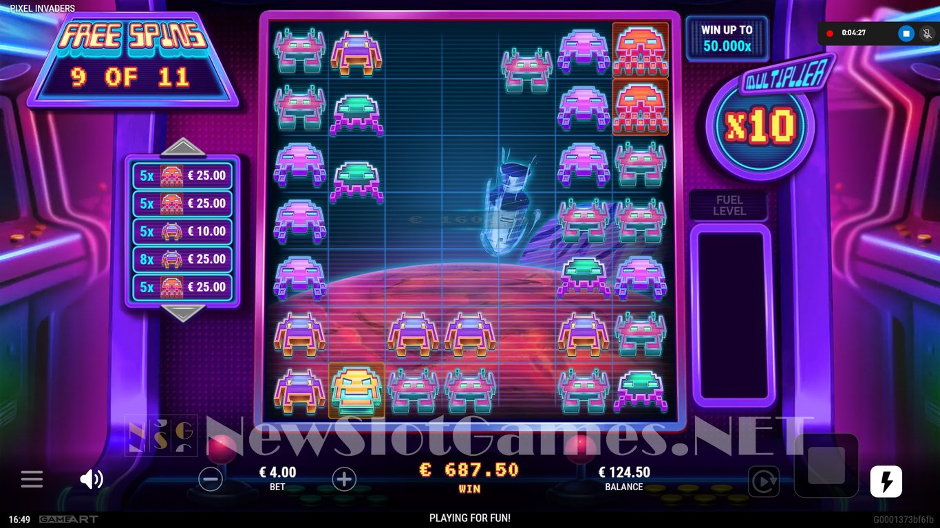 Pixel Invaders Slot Slot Image in Demo - pic. 18