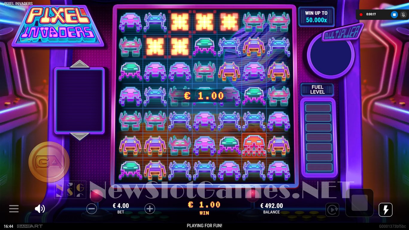 Pixel Invaders Slot Slot Image in Demo - pic. 3