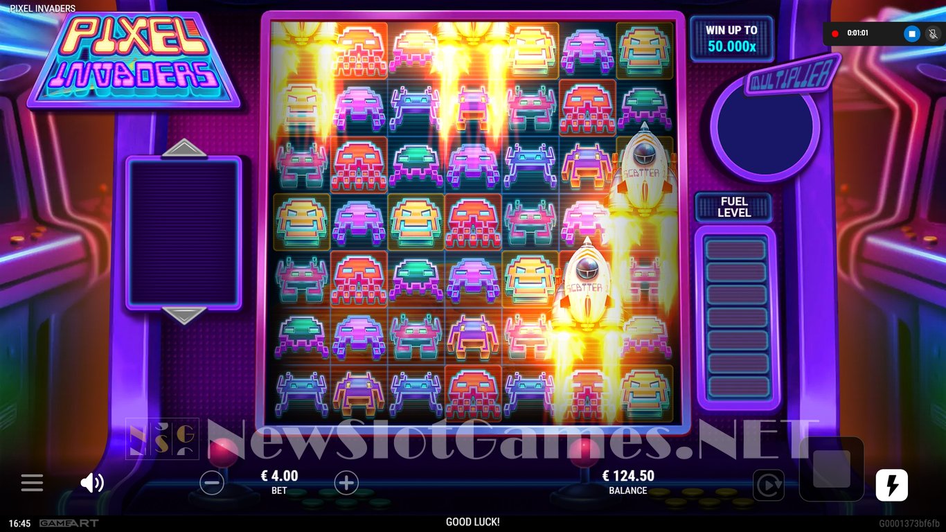 Pixel Invaders Slot Slot Image in Demo - pic. 6