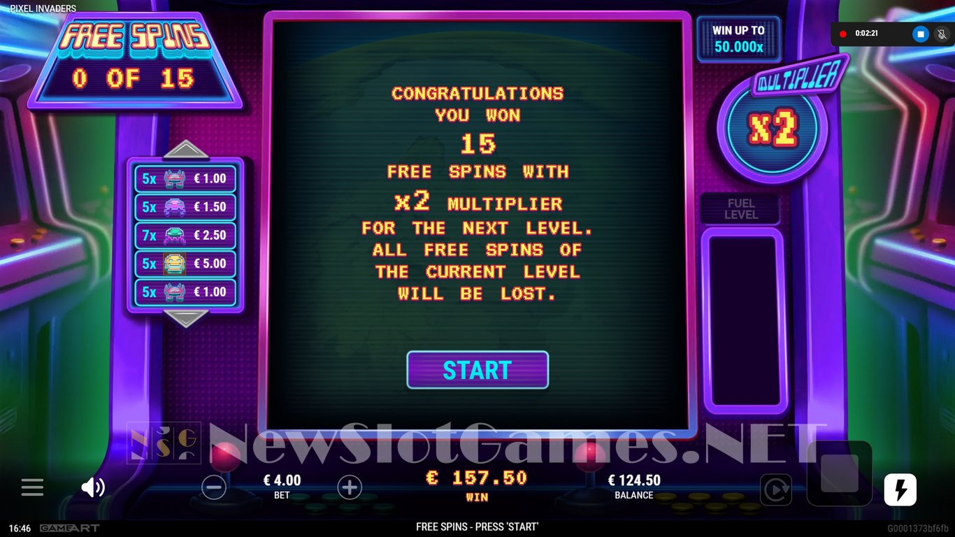 Pixel Invaders Slot Slot Image in Demo - pic. 9