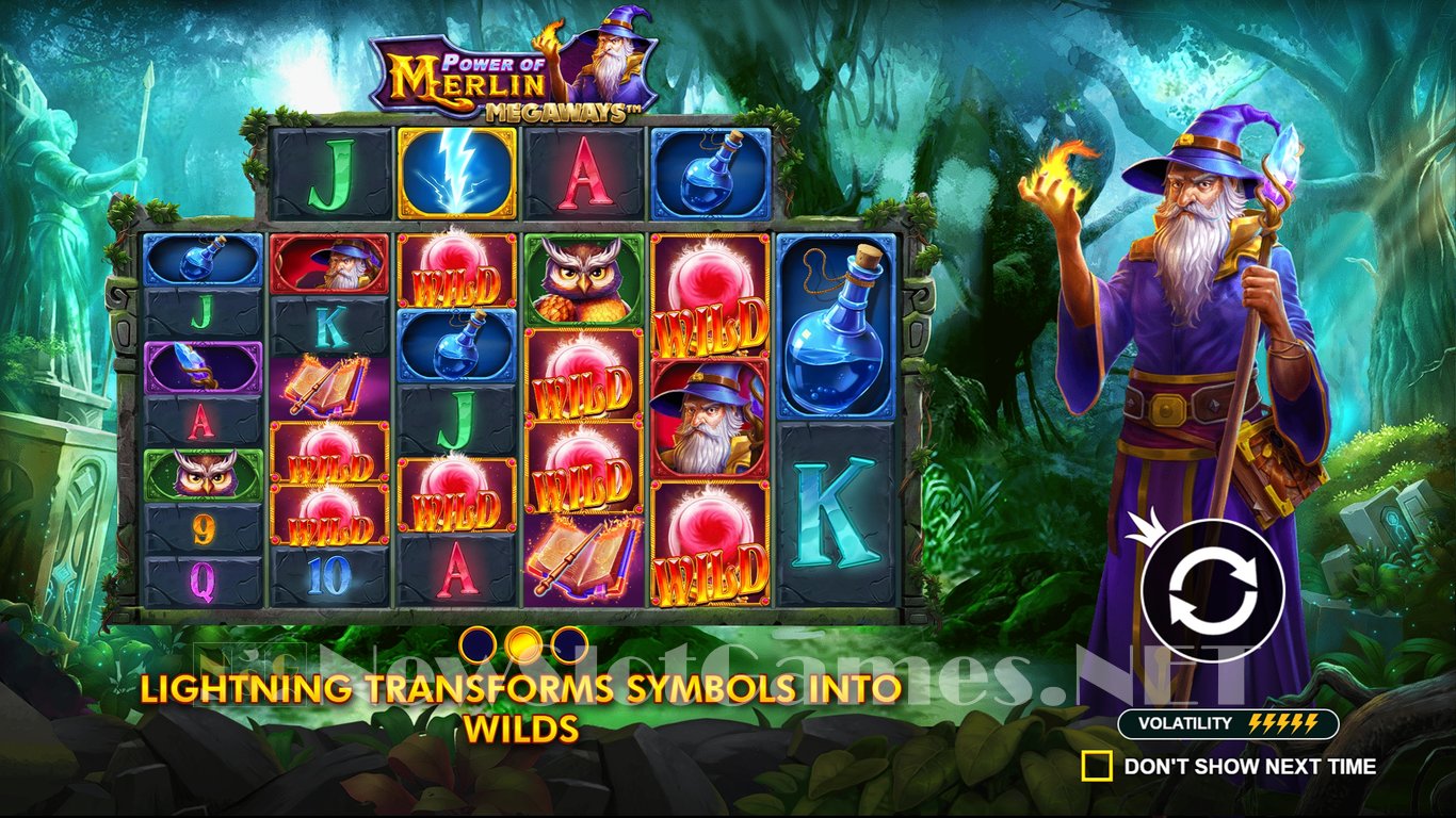 Power of Merlin Megaways Slot Demo Image