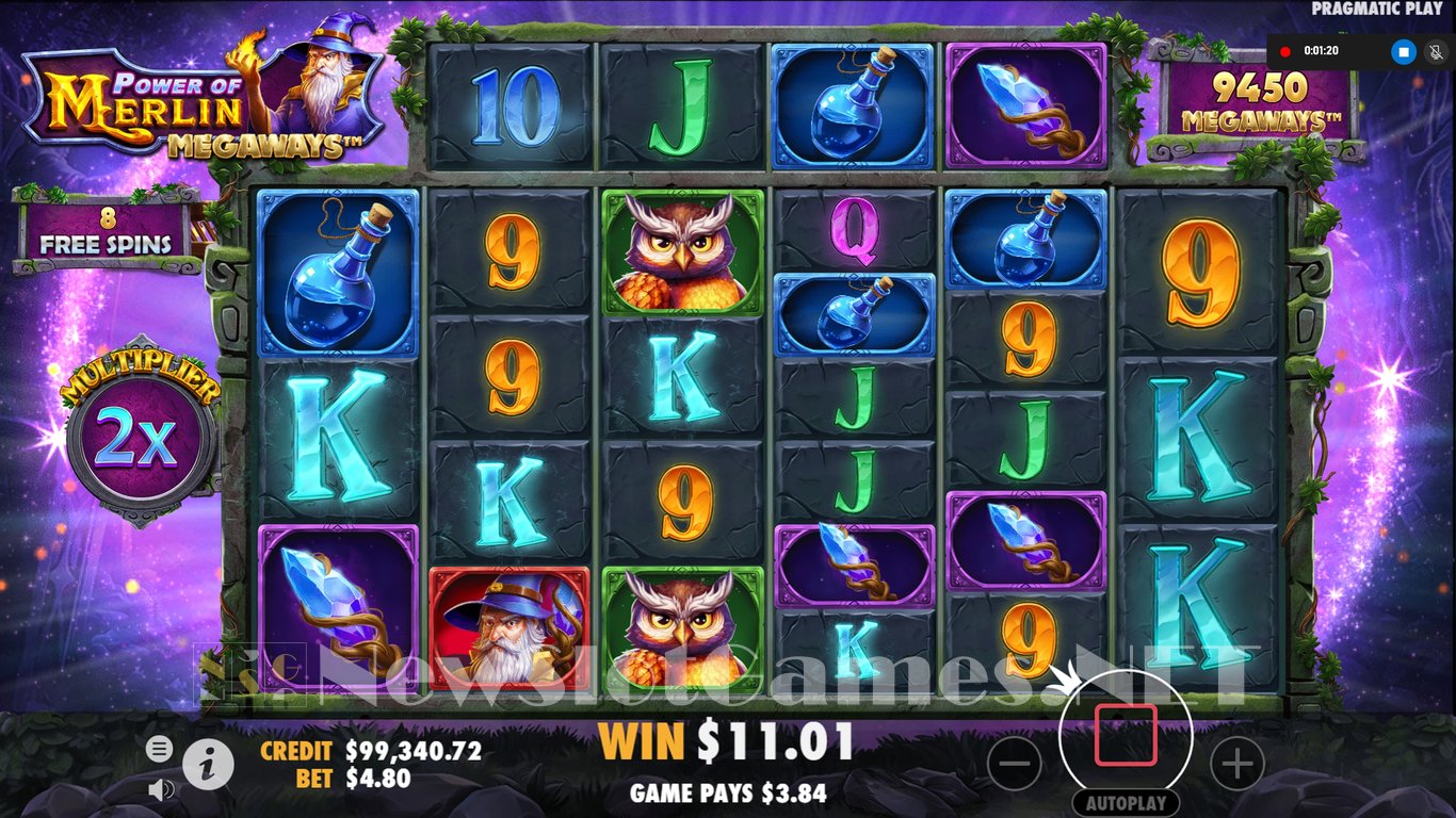 Power of Merlin Megaways Slot Slot Image in Demo - pic. 12