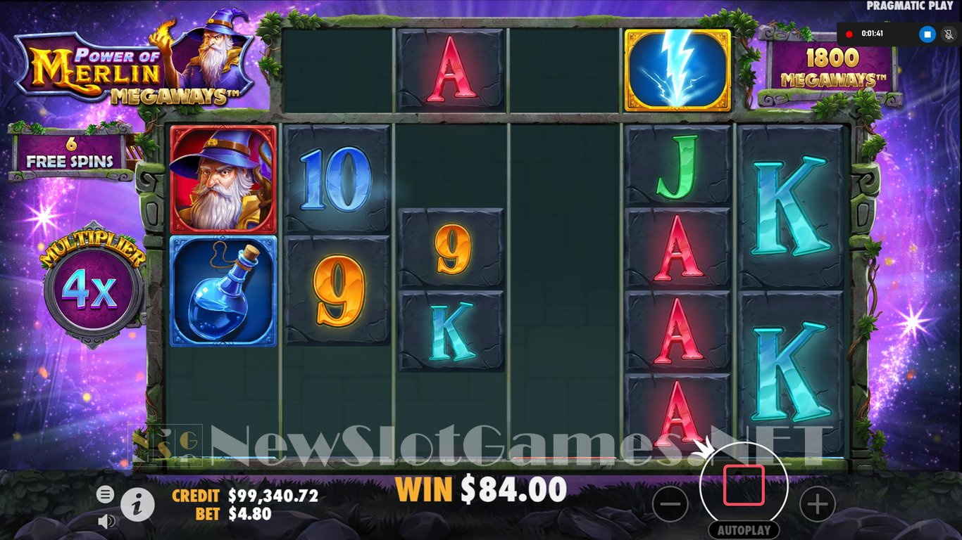 Power of Merlin Megaways Slot Slot Image in Demo - pic. 13