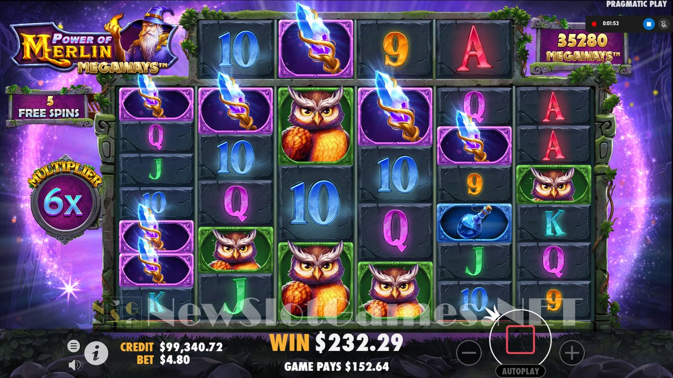 Power of Merlin Megaways Slot Slot Image in Demo - pic. 14