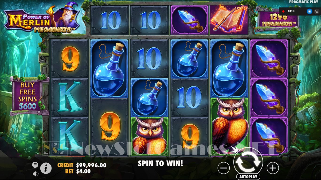 Power of Merlin Megaways Slot Slot Image in Demo - pic. 2