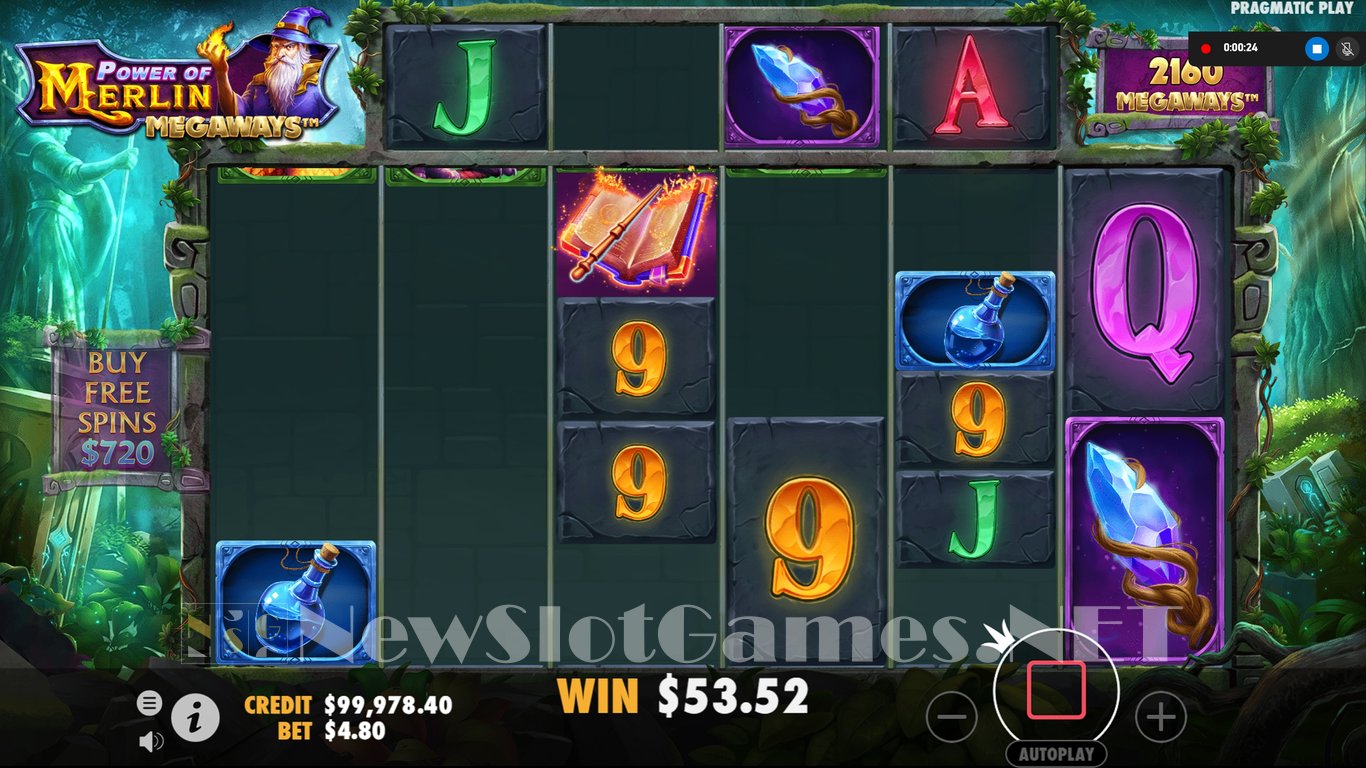 Power of Merlin Megaways Slot Slot Image in Demo - pic. 4