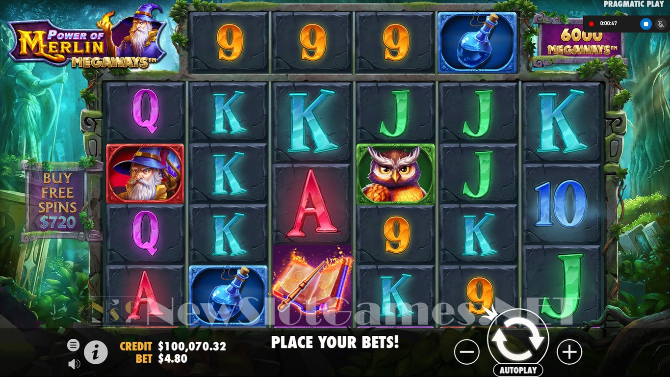 Power of Merlin Megaways Slot Slot Image in Demo - pic. 6