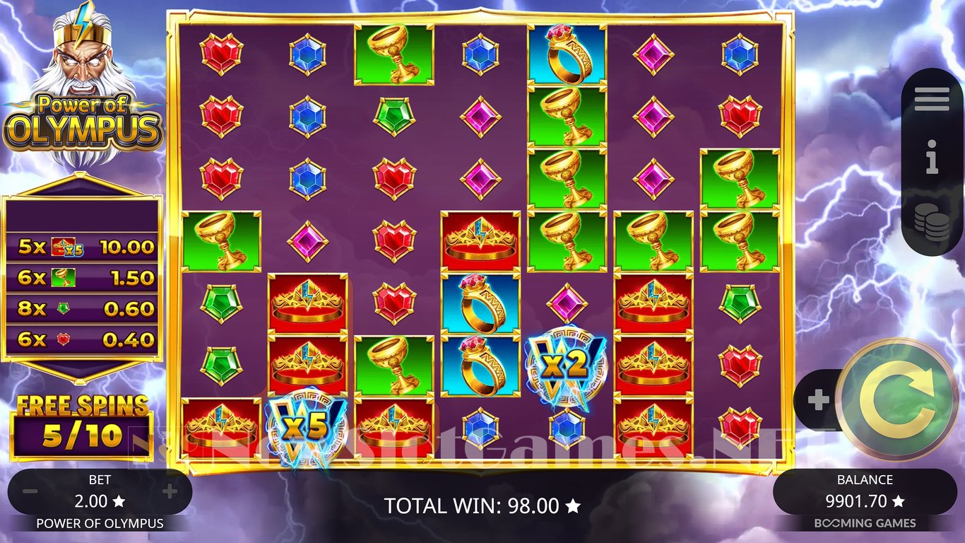 Power of Olympus Slot Slot Image in Demo - pic. 16