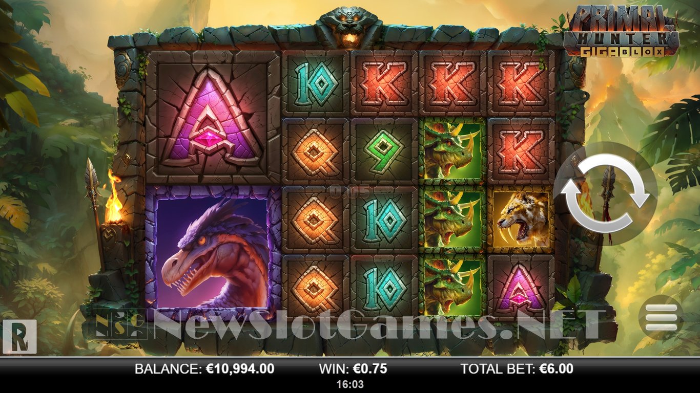 Primal Hunter Gigablox Slot Slot Image in Demo - pic. 2