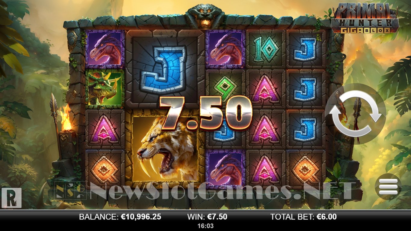 Primal Hunter Gigablox Slot Slot Image in Demo - pic. 4