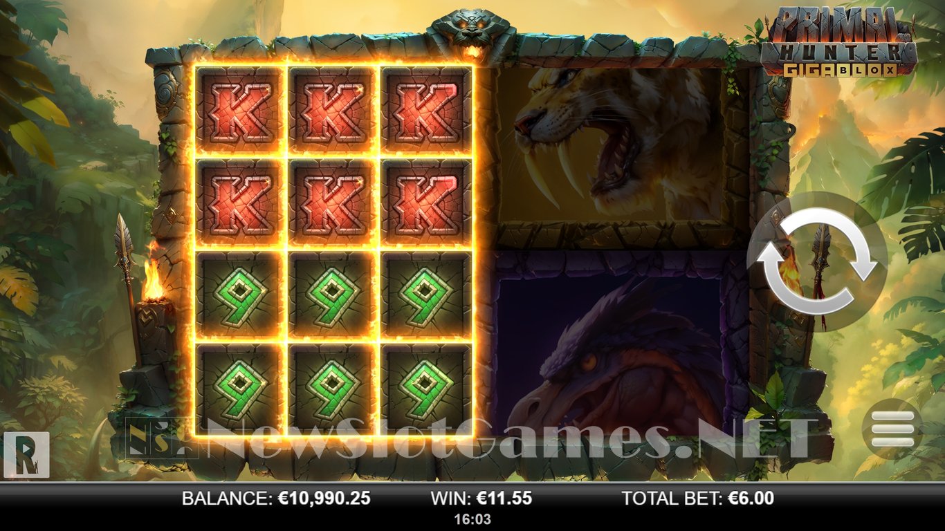 Primal Hunter Gigablox Slot Slot Image in Demo - pic. 5