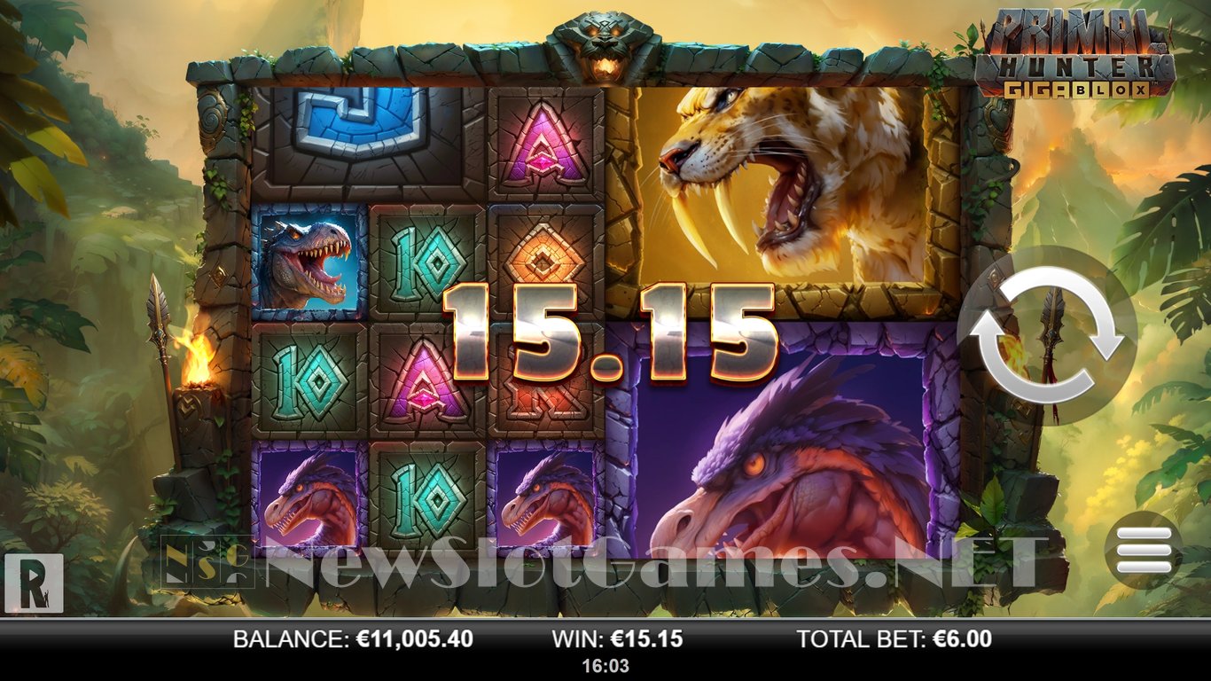 Primal Hunter Gigablox Slot Slot Image in Demo - pic. 6