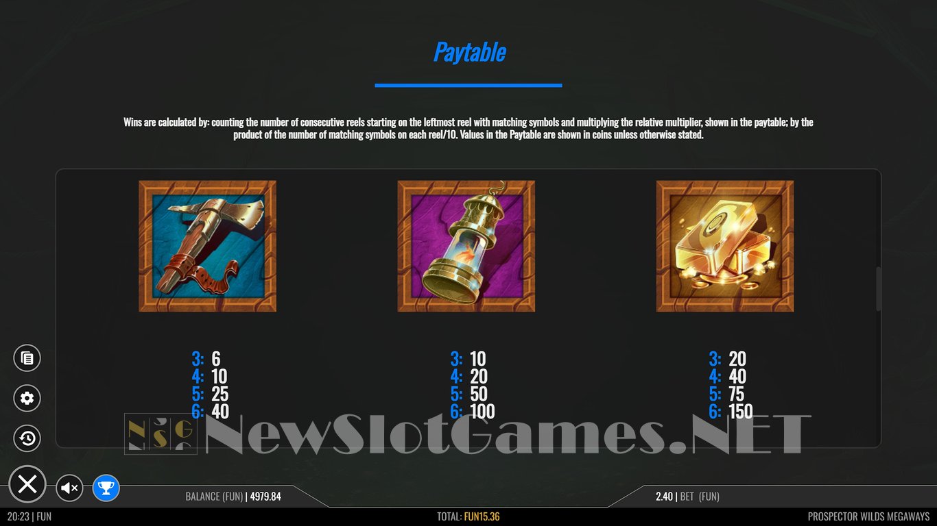Prospector Wilds Megaways Slot Slot Image in Demo - pic. 10