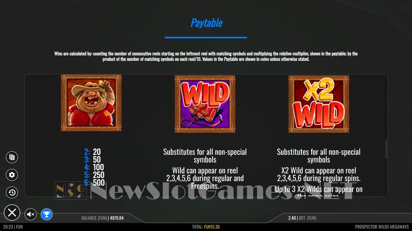 Prospector Wilds Megaways Slot Slot Image in Demo - pic. 11