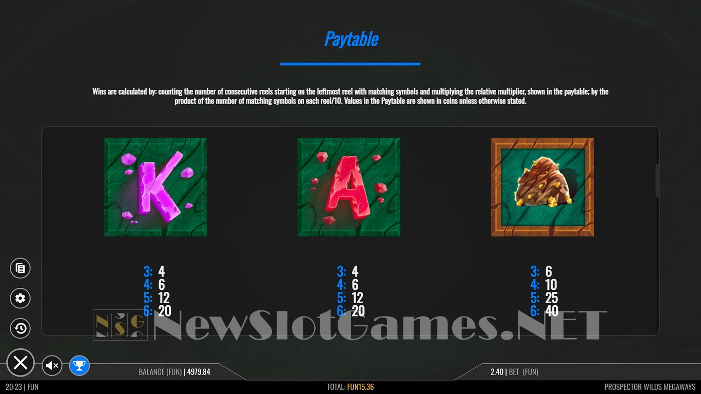 Prospector Wilds Megaways Slot Slot Image in Demo - pic. 9