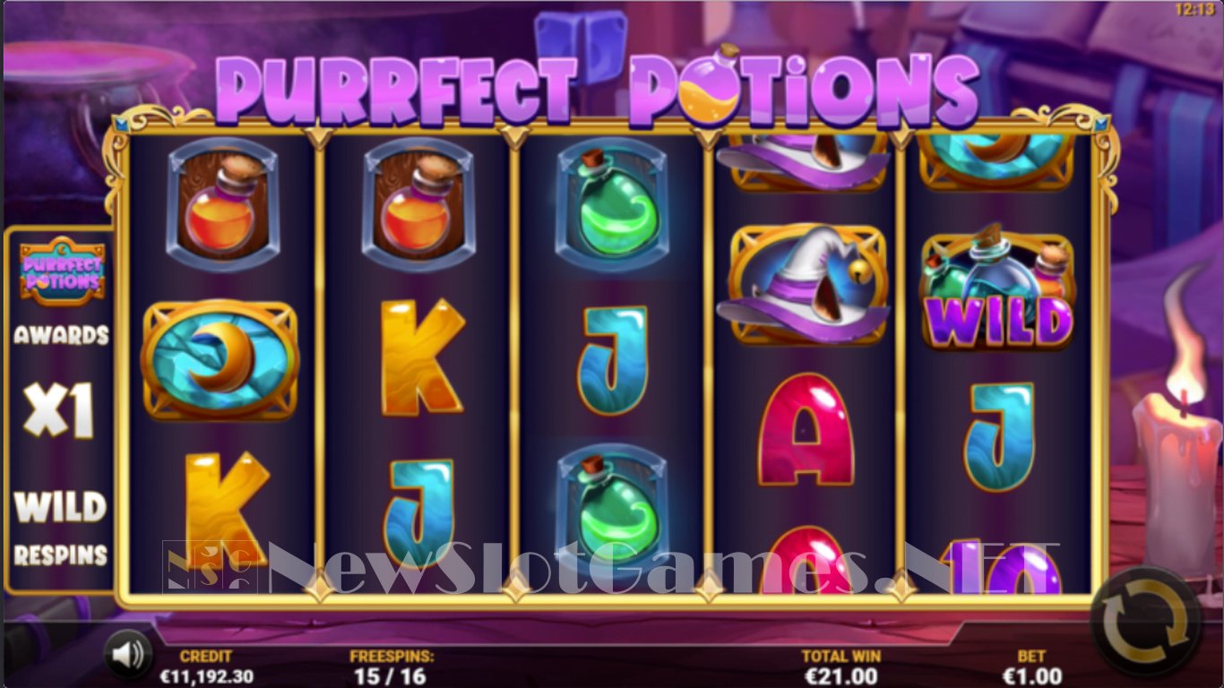 Purrfect Potions Slot Demo Image