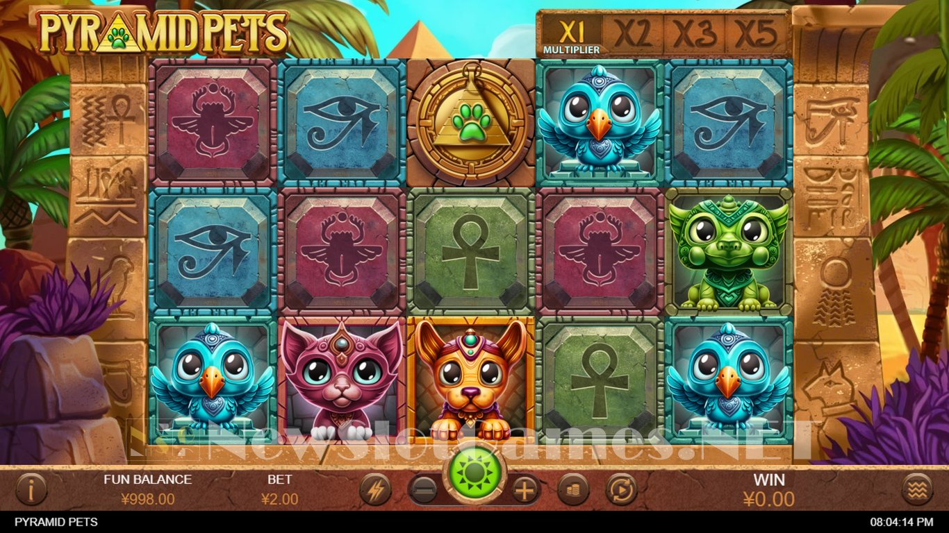 Pyramid Pets Slot Demo Image
