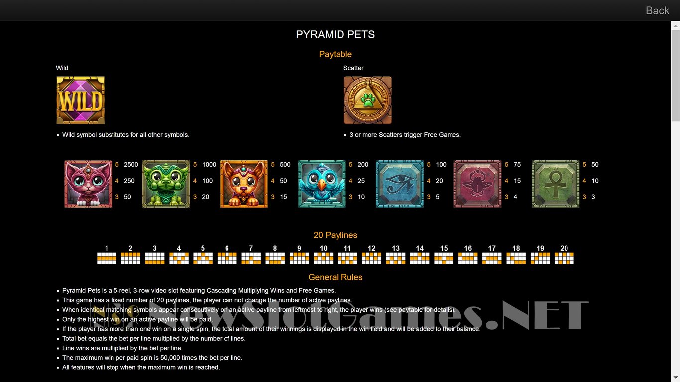 Pyramid Pets Slot Slot Image in Demo - pic. 5