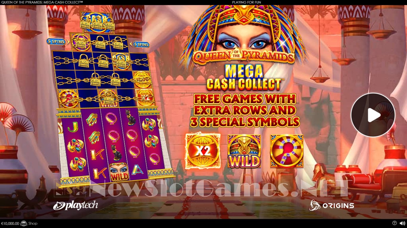 Queen Of The Pyramids Slot Demo Image