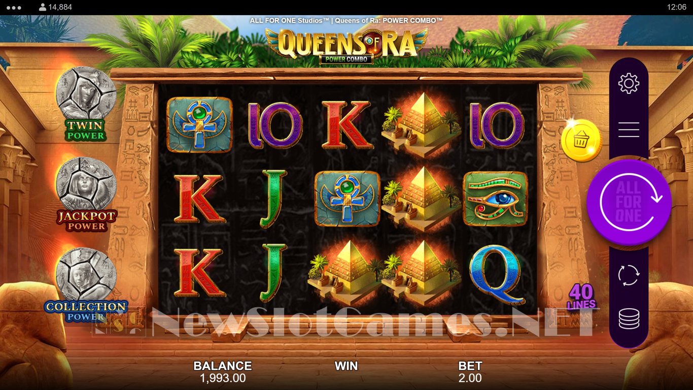 Queens of Ra Power Combo Slot Slot Image in Demo - pic. 2
