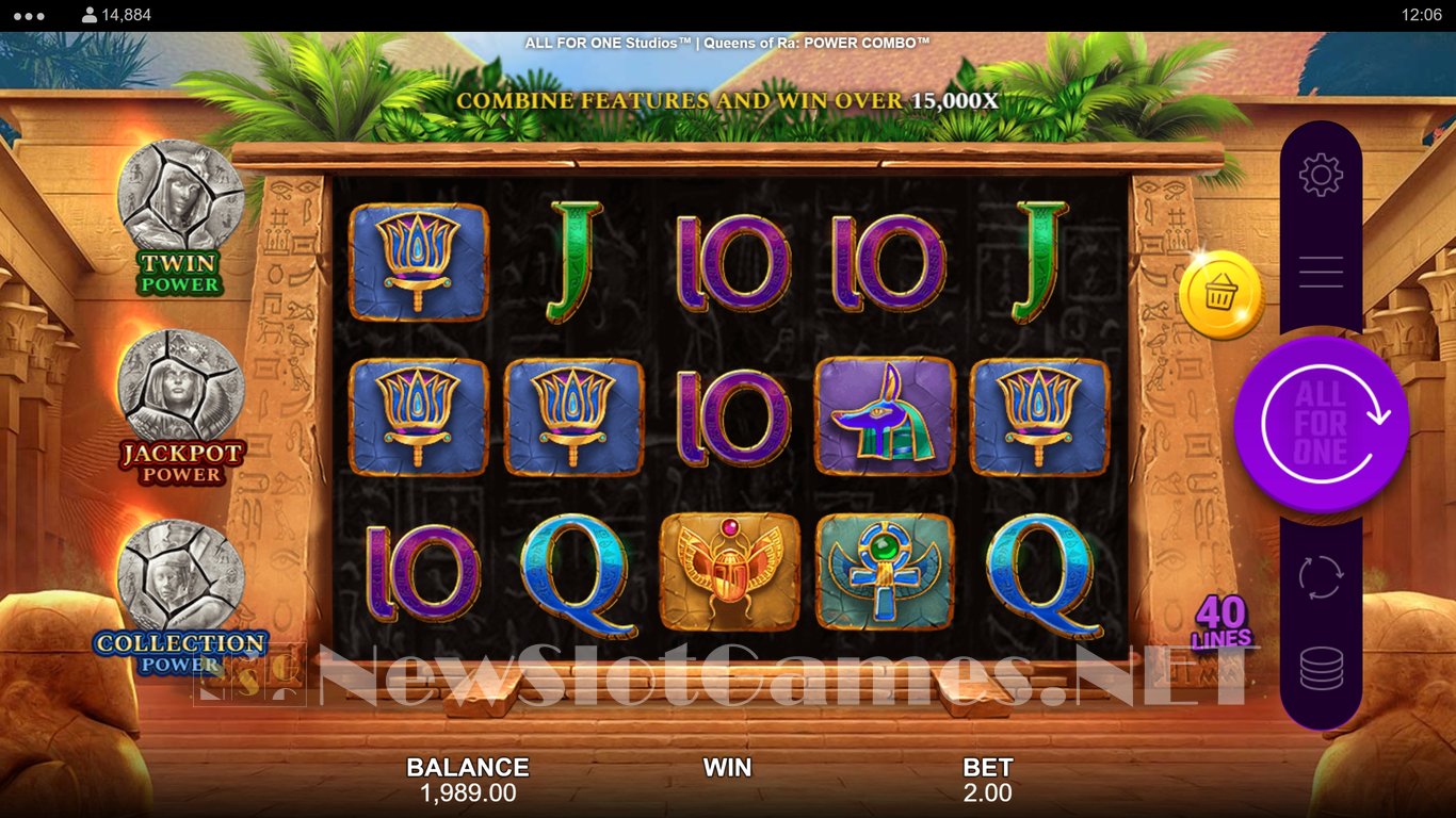 Queens of Ra Power Combo Slot Slot Image in Demo - pic. 3