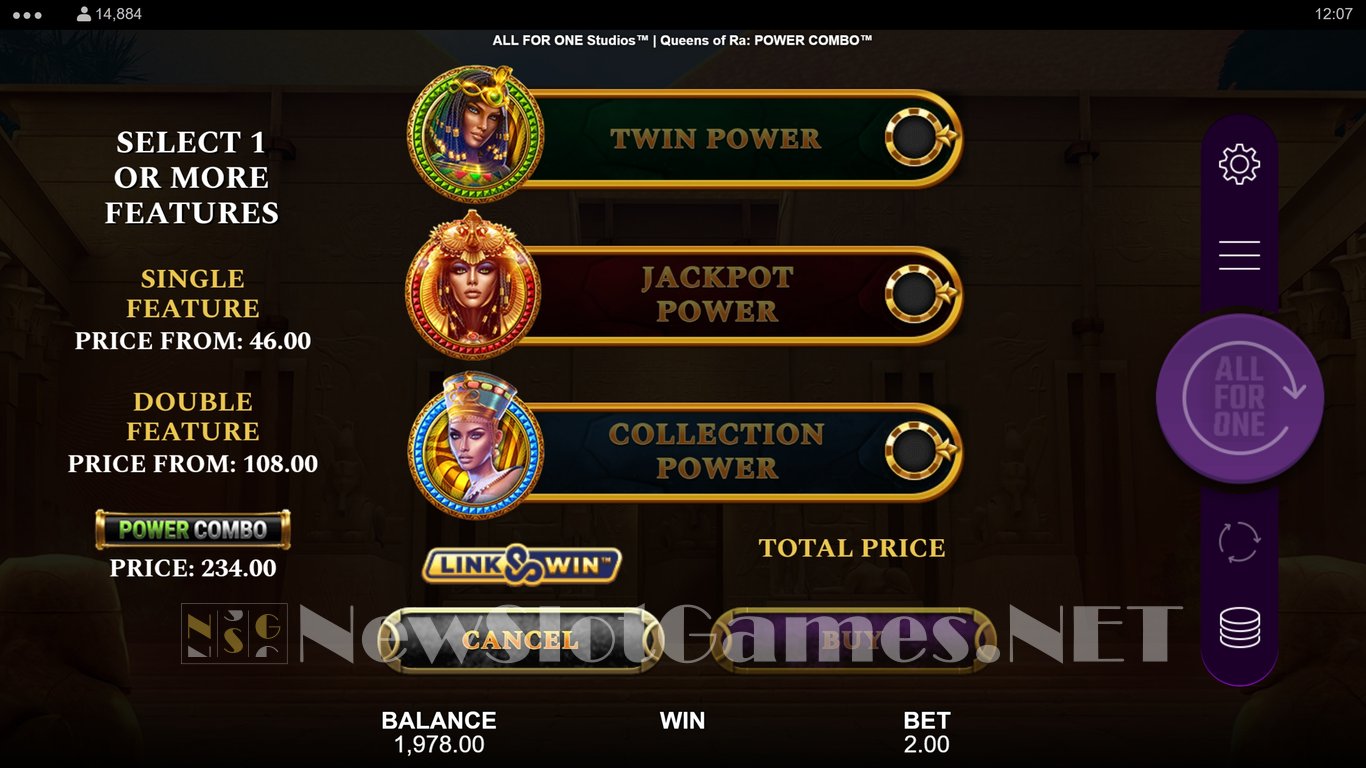 Queens of Ra Power Combo Slot Slot Image in Demo - pic. 5