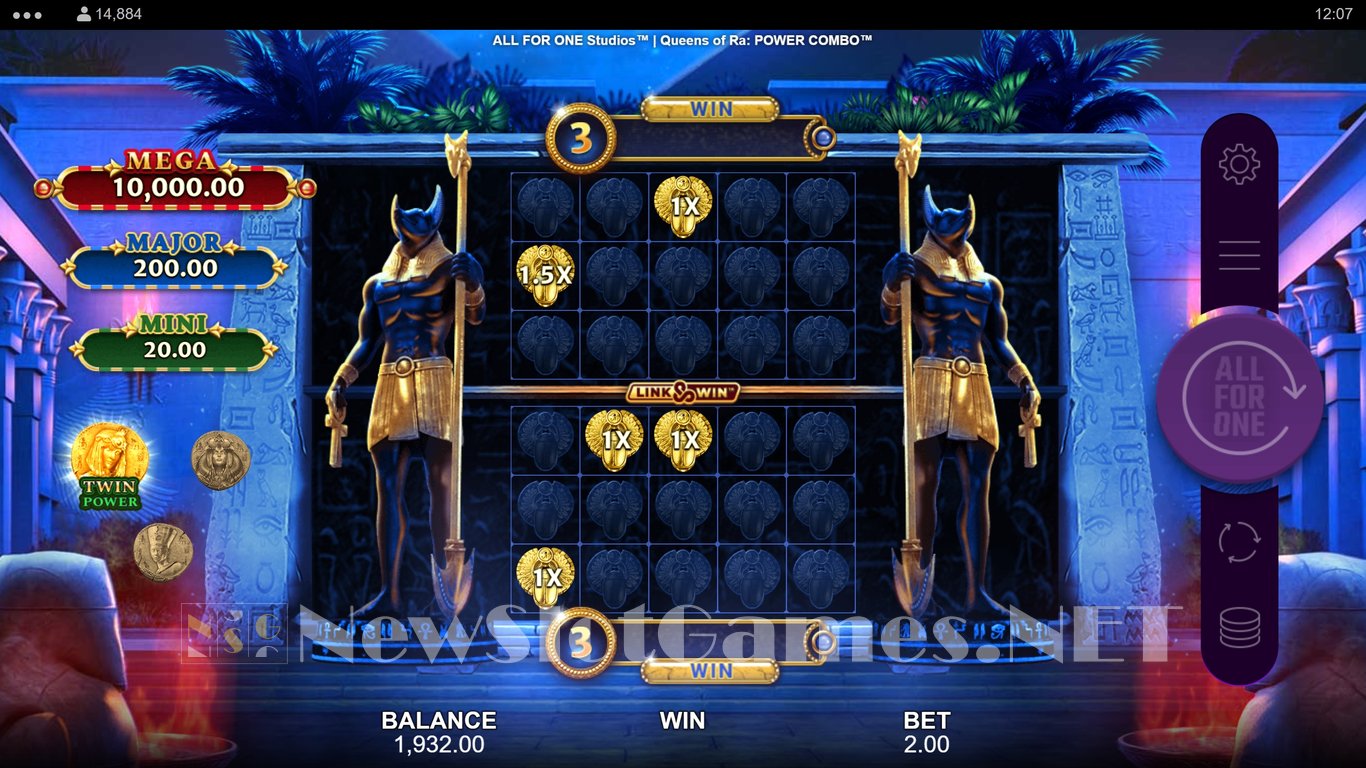 Queens of Ra Power Combo Slot Slot Image in Demo - pic. 7
