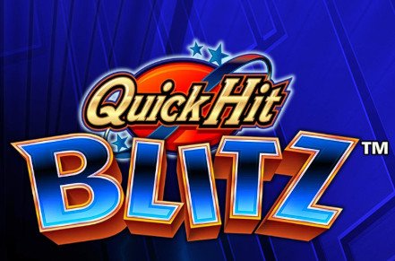 Quick Hit Blitz Blue Slot Logo