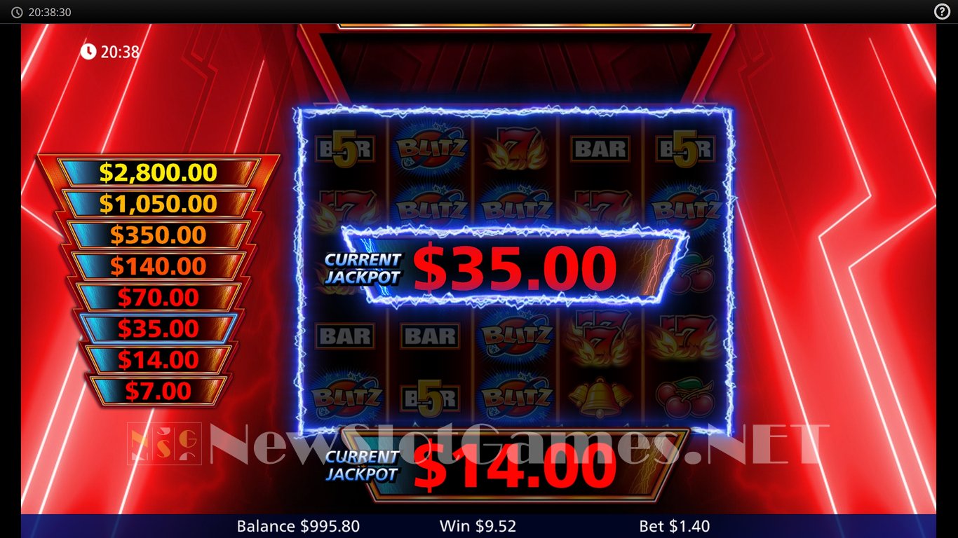 Quick Hit Blitz Red Slot Slot Image in Demo - pic. 12