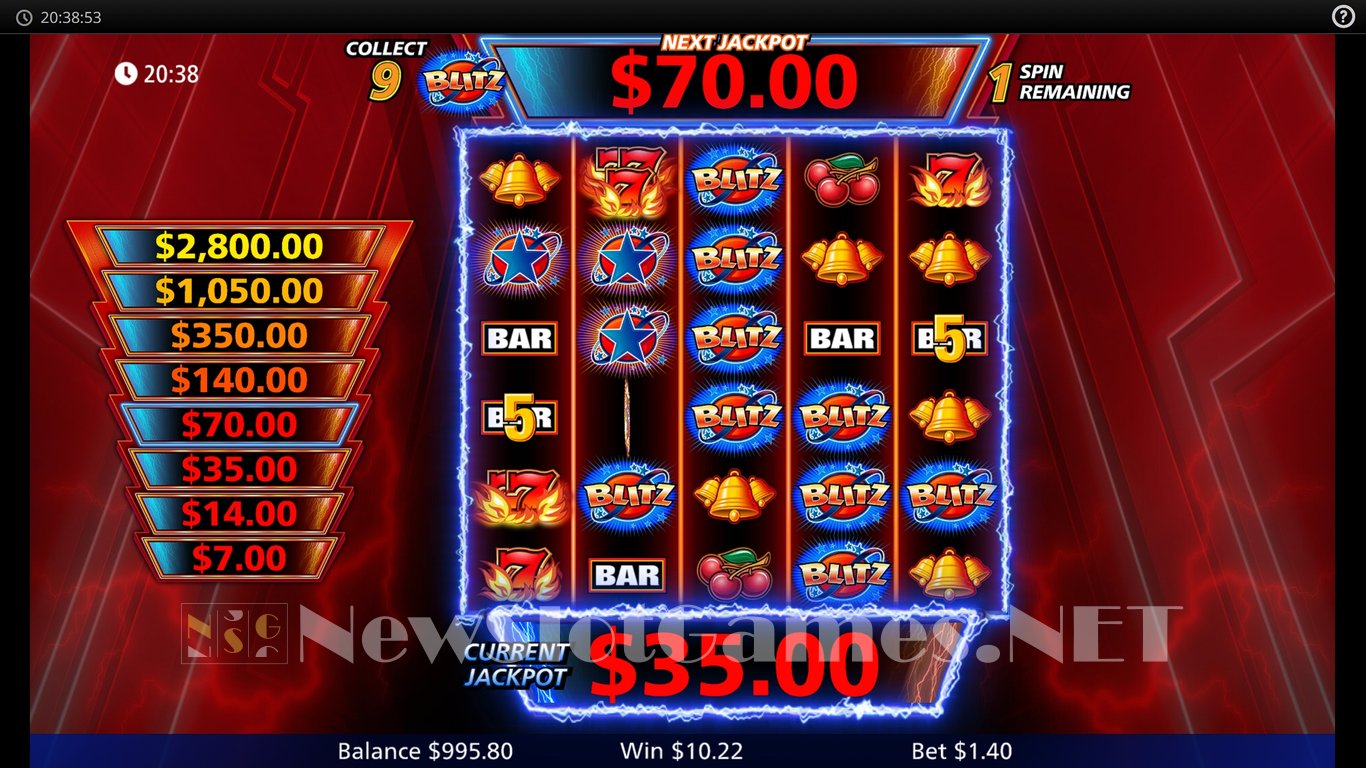 Quick Hit Blitz Red Slot Slot Image in Demo - pic. 13