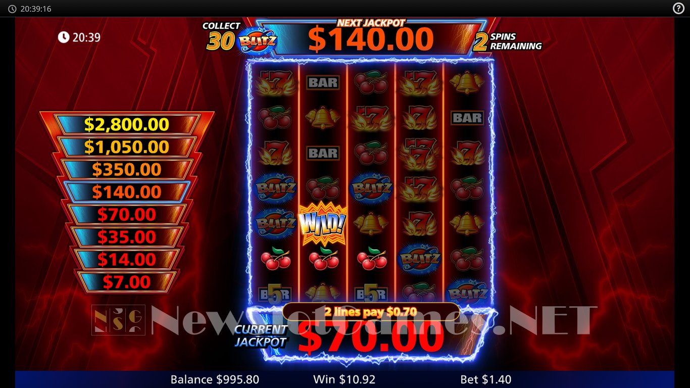 Quick Hit Blitz Red Slot Slot Image in Demo - pic. 14