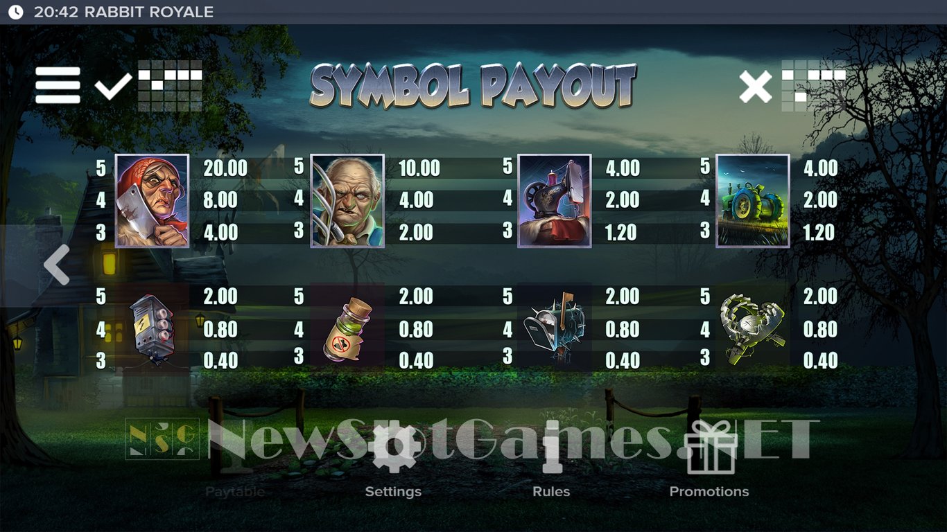 Rabbit Royale Slot Slot Image in Demo - pic. 12