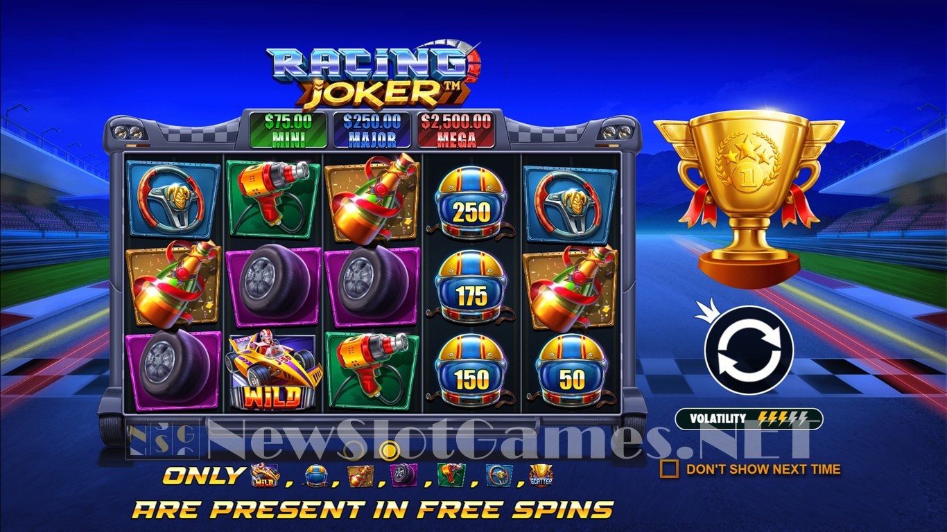 Racing Joker Slot Demo Image