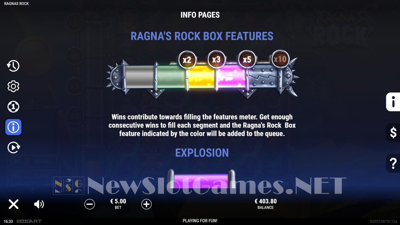 Ragnas Rock Slot Slot Image in Demo - pic. 8